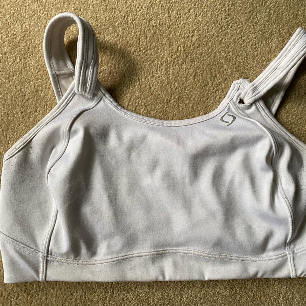 Moving Comfort (Brooks) Fiona Size 36DD Sports Bra White